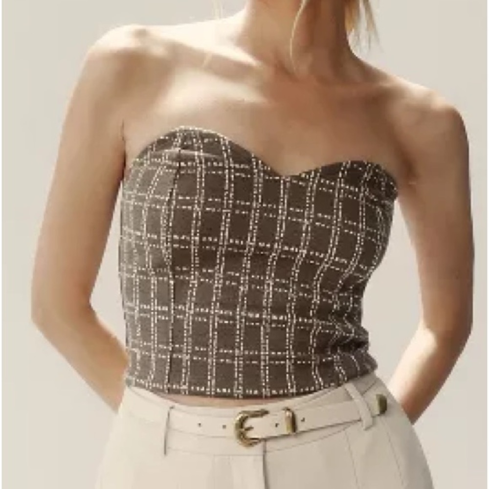 MAEVE STRAPLESS SWEETHEART CORSET TOP